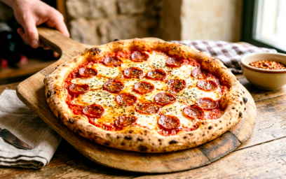 Pizza de Sette Pizza à Nancy